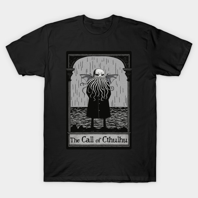 Edward Gorey's The Call of Cthulhu T-Shirt by Hiraeth Tees